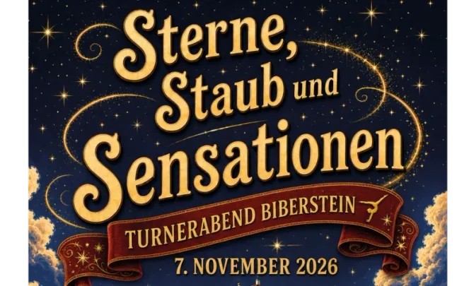 Turnerabend STV Biberstein - Sterne, Staub und Sensationen