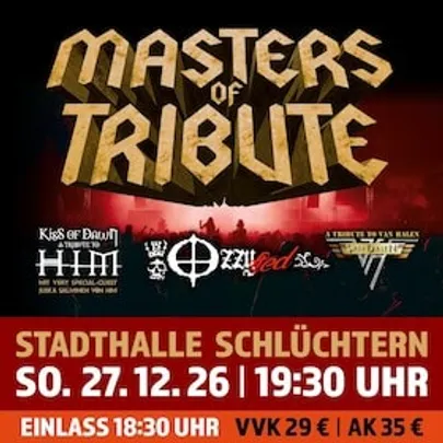 MASTERS OF TRIBUTE - HIM | VAN HALEN | OZZY OSBOURNE