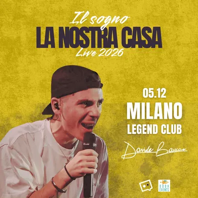 IL SOGNO – LA NOSTRA CASA LIVE 2026