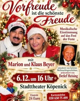 Vorfreude ist die schönste Freude - Nikolaus im Stadttheater Köpenick