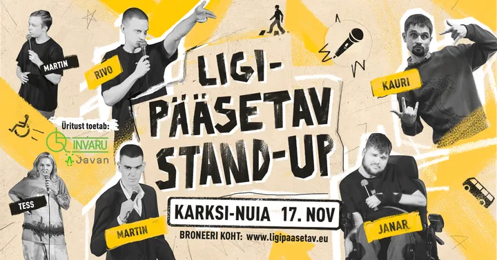 Karksi-Nuia TASUTA komöödia õhtu: “Ligipääsetav stand-up”