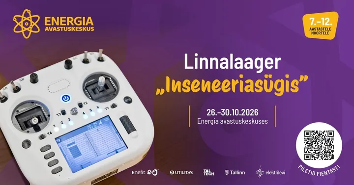 Linnalaager „Inseneeriasügis“ 7–12-aastastele