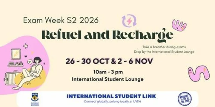 Exams Refuel and Recharge - S2 2026