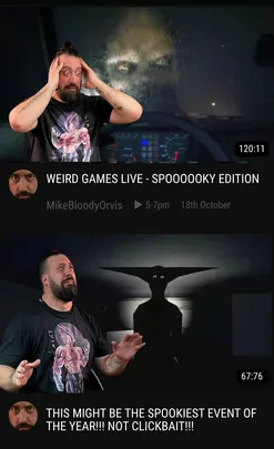 WEIRD GAMES LIVE - SPOOKY EDITION
