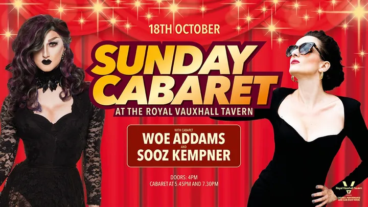 SUNDAY CABARET WITH SOOZ KEMPNER AND WOE ADDAMS