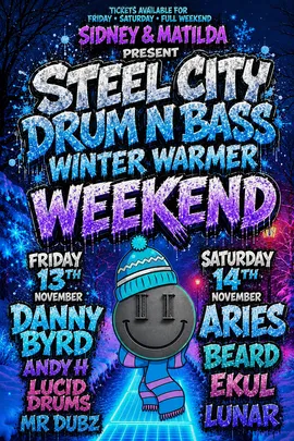 Steel City D&B Winter Warmer with Danny Byrd + Aries