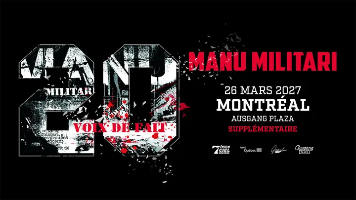 Les 20 ans de Voix de fait - La supplémentaire Manu Militari