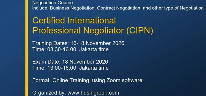 Certified International Professional Negotiator (CIPN)