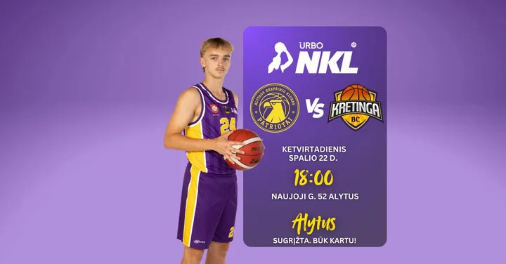 URBO-NKL: Alytaus ''Patriotai'' - Kretingos ''Kretinga-FlexBlow''