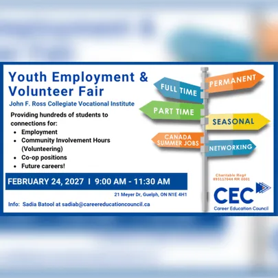 Youth Employment & Volunteer Fair JFRCVI
