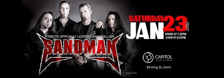 Sandman - Tribute officially licensed by Metallica