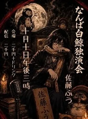 『なんば白鯨 佐藤ふう独演会』