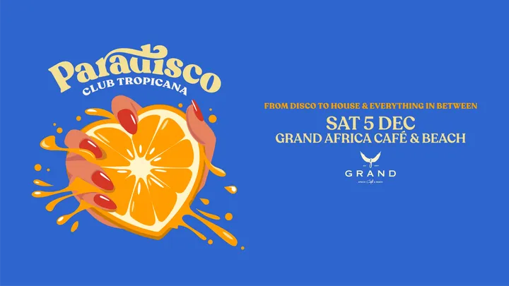 Paradisco - Club Tropiciana - 5 December 2026