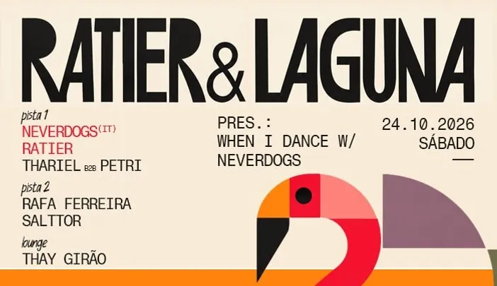 NAVE D-EDGE SP pres.: P1: RATIER. NEVERDOGS. THARIEL B2B PETRI // P2: RAFA FERREIRA. SALTTOR // LOUNGE: THAY GIRÃO