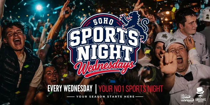 Your Official Soho Sports Night | Every Wednesday | Soho Rooms Newcastle