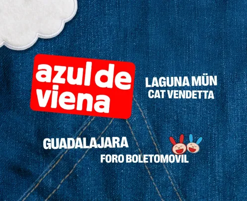 Azul de Viena, Laguna Mun y Cat Vendetta en Guadalajara