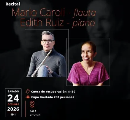 Mario Caroli y Edith Ruiz