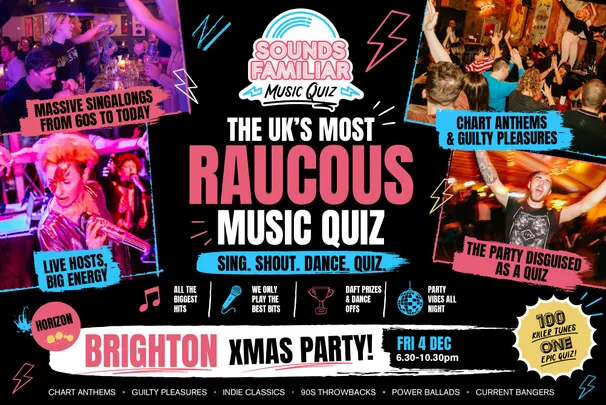 Sounds Familiar Music Quiz – Christmas Party Brighton