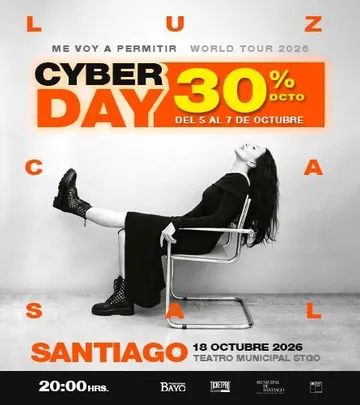 LUZ CASAL EN CONCIERTO - TOUR CHILE ME VOY A PERMITIR - SANTIAGO.