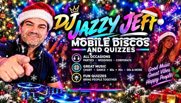 Jingle Bell Bash Traditional DJ Music 80's 90's and 00's/Top 40 Hits! & Live Prize Draws