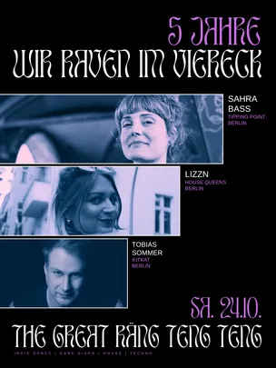 "WIR RAVEN IM VIERECK" w./ SAHRA BASS (Tipping Point/Berlin)