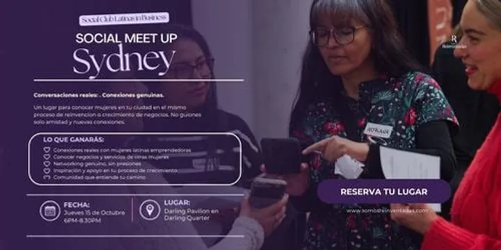 Octubre Sydney Dinner & Drinks Connect for Latin Women Entrepreneur