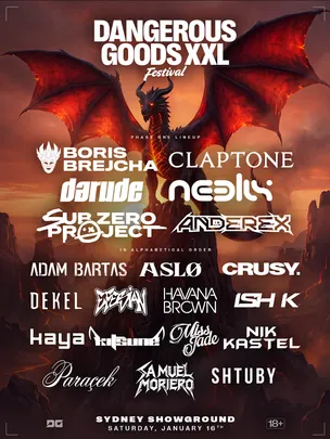 Dangerous Goods XXL Festival - Sydney 2027