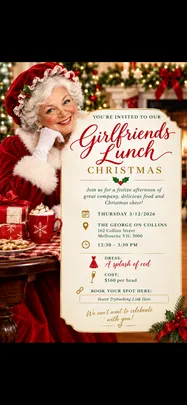 Girlfriends Christmas Lunch
