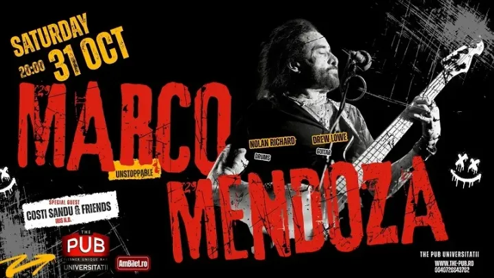 MARCO MENDOZA - "ROCK LA MAXIMUM" - LIVE la The PUB Universitatii
