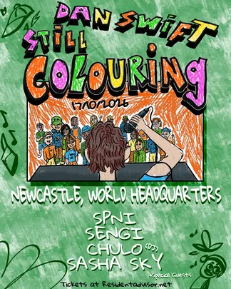 Dan Swift - Still Colouring Tour - Newcastle
