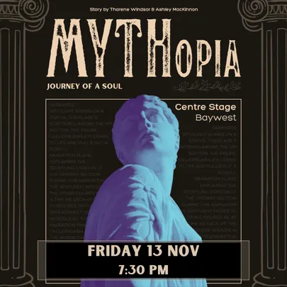 MYTHOPIA - A Mythical Aerial Arts Experience. Friday, 13 November 2026 at Centrestage@Baywest