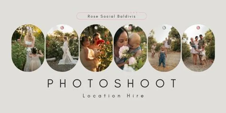 Photoshoot Location Hire - gardens and/ or photo studio