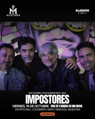 IMPOSTORES en ALABAMA BEER Ciclo Alabama Rock