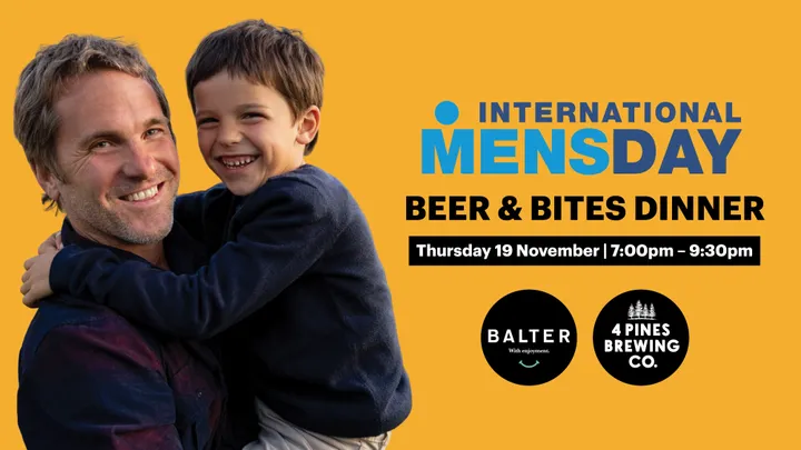 International Men's Day Beer & Bites Dinner