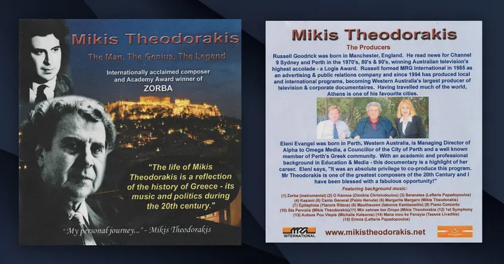 Mikis Theodorakis Documentary Screening