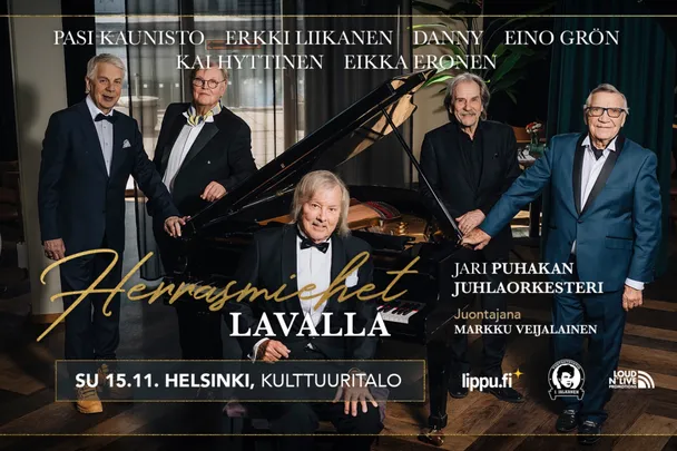 Herrasmiehet lavalla