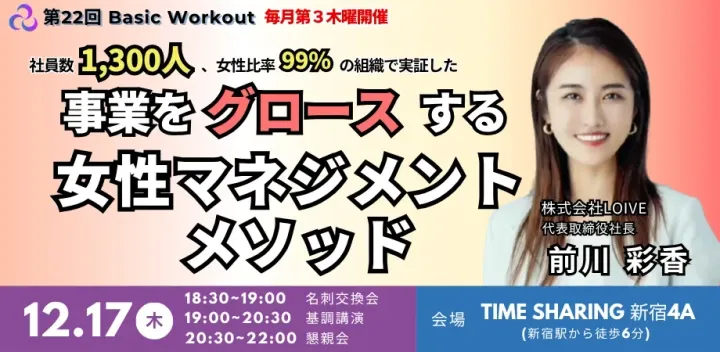 【BIZFIT】第22回 Basic Workout（月例会）
