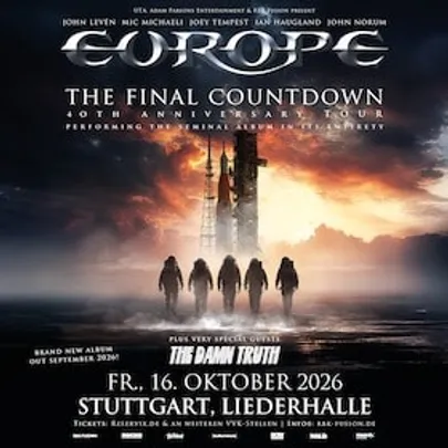 EUROPE - The Final Countdown - 40th Anniversary Tour