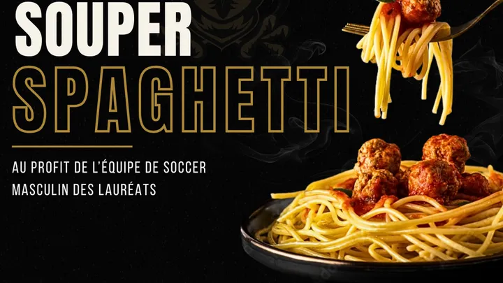 Souper spaghetti : Équipe de soccer masculin des Lauréats