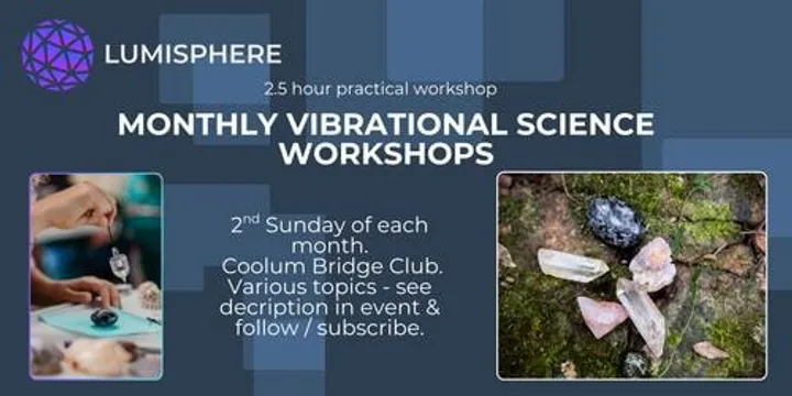 Monthly Vibrational Science Workshops
