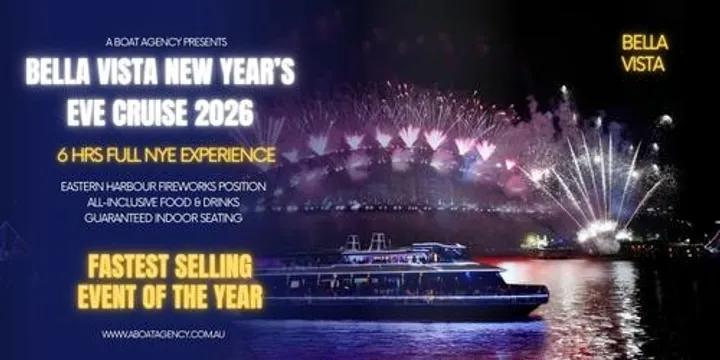 BELLA VISTA NEW YEAR’S EVE CRUISE 2026