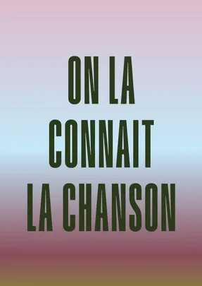 CHORALE - On la connaît la chanson