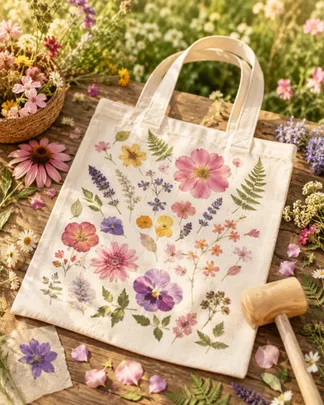 Pressed Petals: Tote Bag Workshop