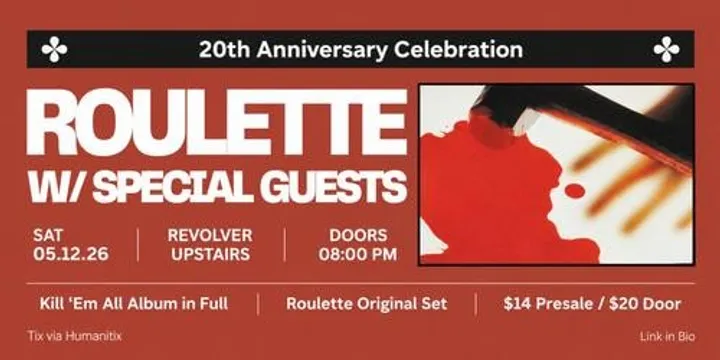 ROULETTE: 20TH ANNIVERSARY | METALLICA'S KILL ’EM ALL IN FULL