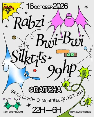 Datcha NONSTOP: Rabzi, Bwi-Bwi, Silktits, 99hp