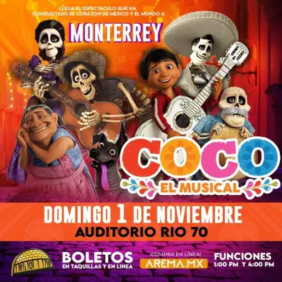 Coco El musical en Monterrey