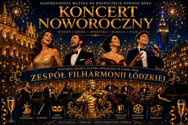 Koncert Noworoczny – Od Straussa aż po największe przeboje filmowe