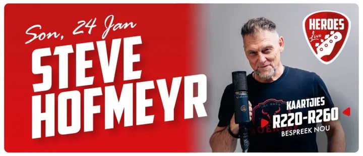 Steve Hofmeyr (SONDAG) | Heroes Live