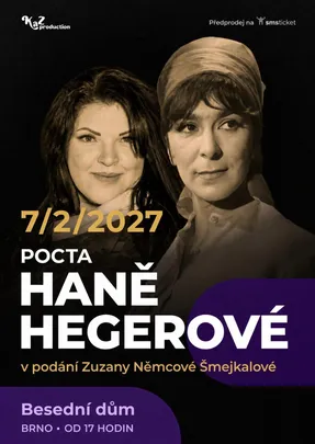 Pocta Haně Hegerové v Brně