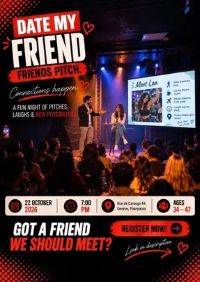 Date My Friend  | Ages 34-47 - In English